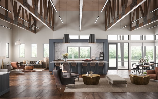 3D Rendering - Clubroom Still Image