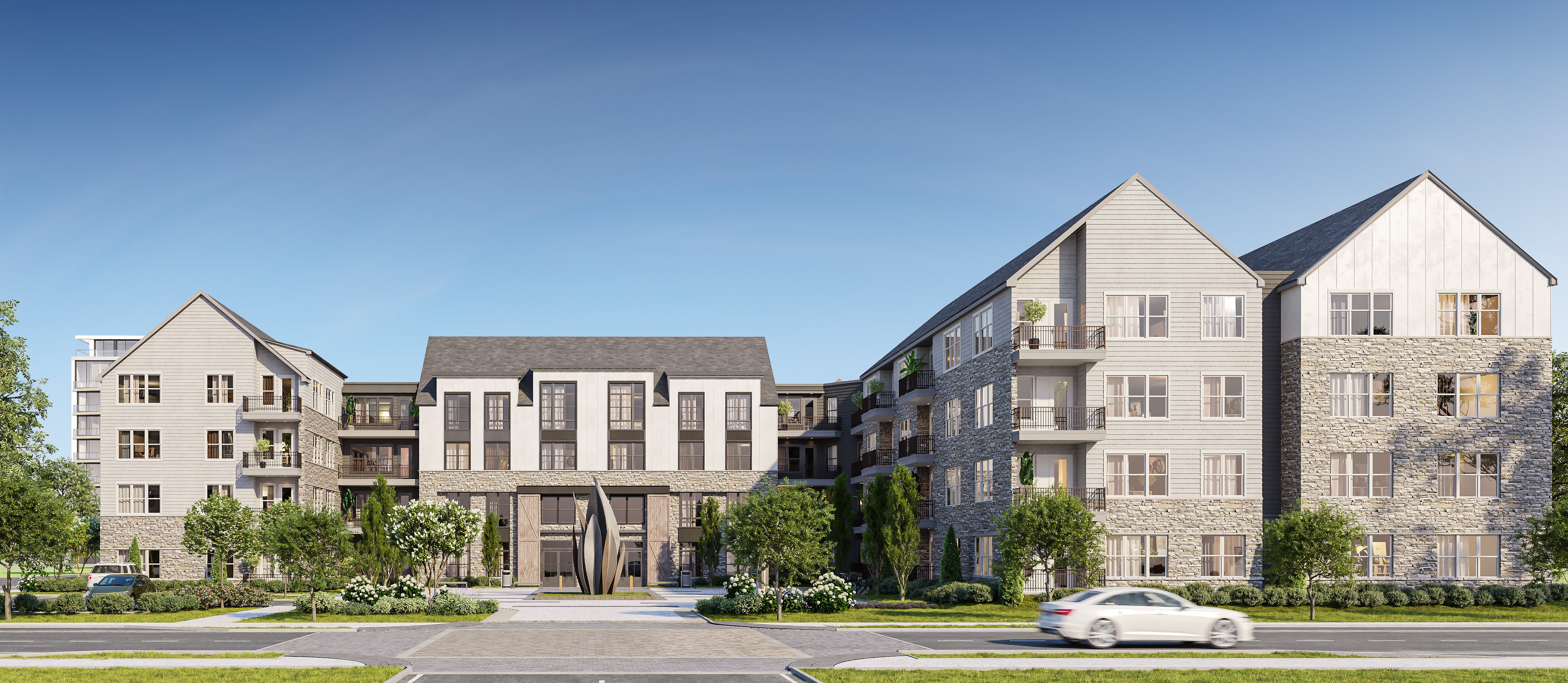 Daytime Exterior 3D Rendering