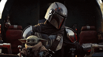 Baby Yoda Reaching