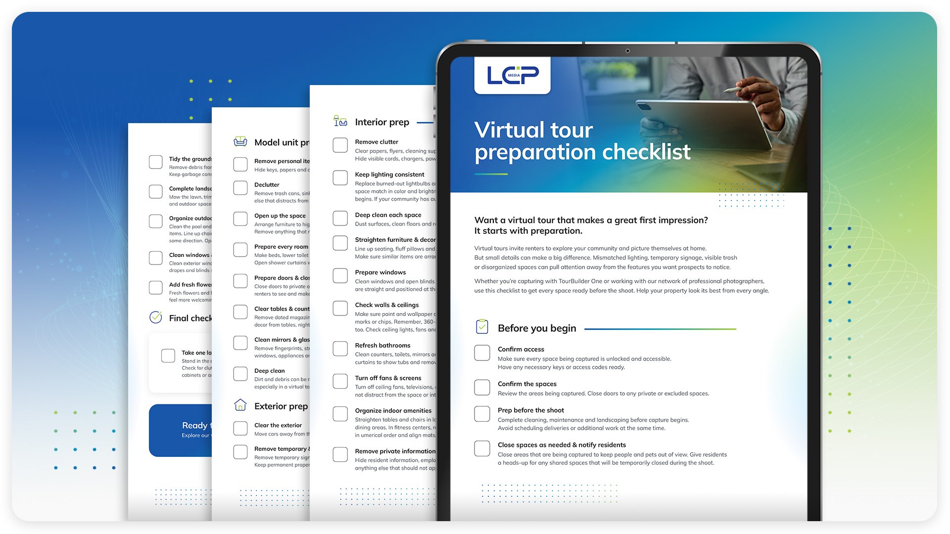 Graphics with preview of the checklist  v102