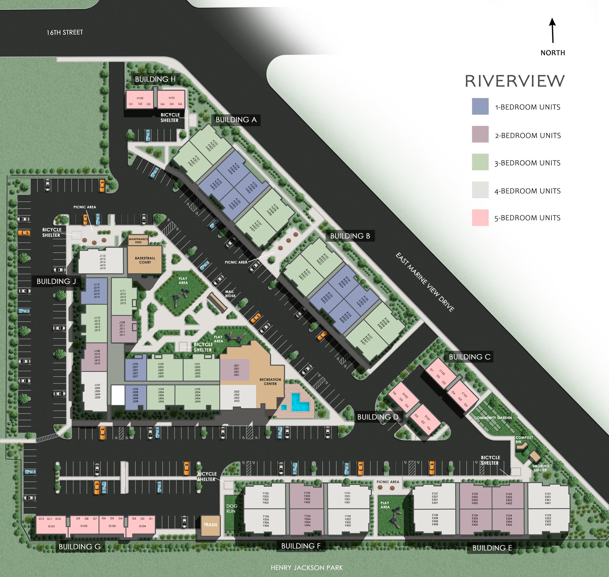 Riverview-Site Map