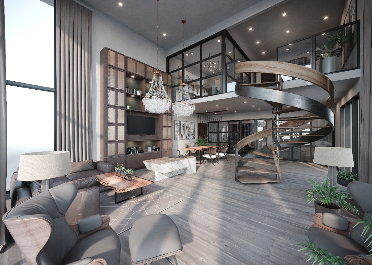 Still 3D Rendering - Clubhouse