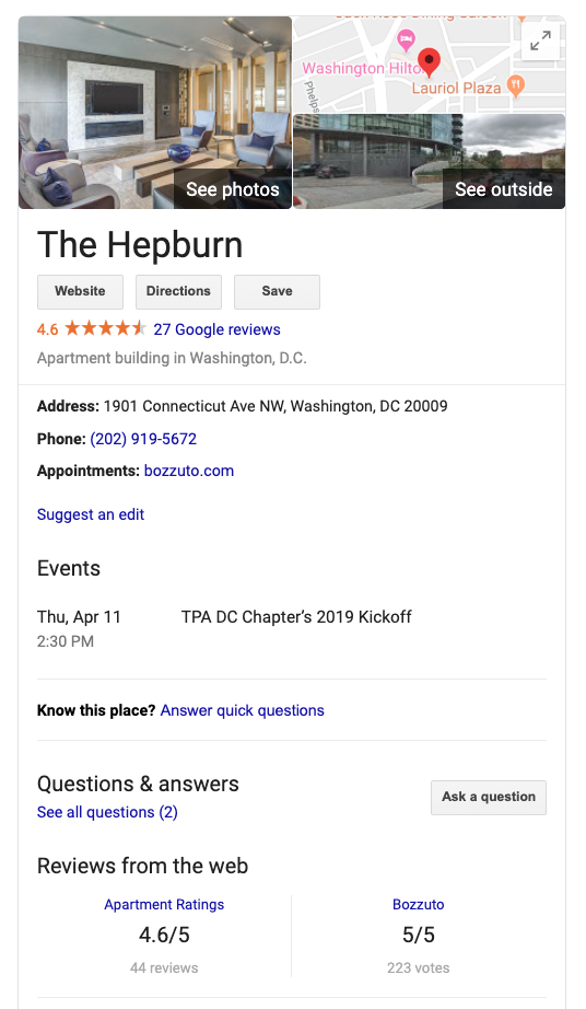 The Hepburn DC