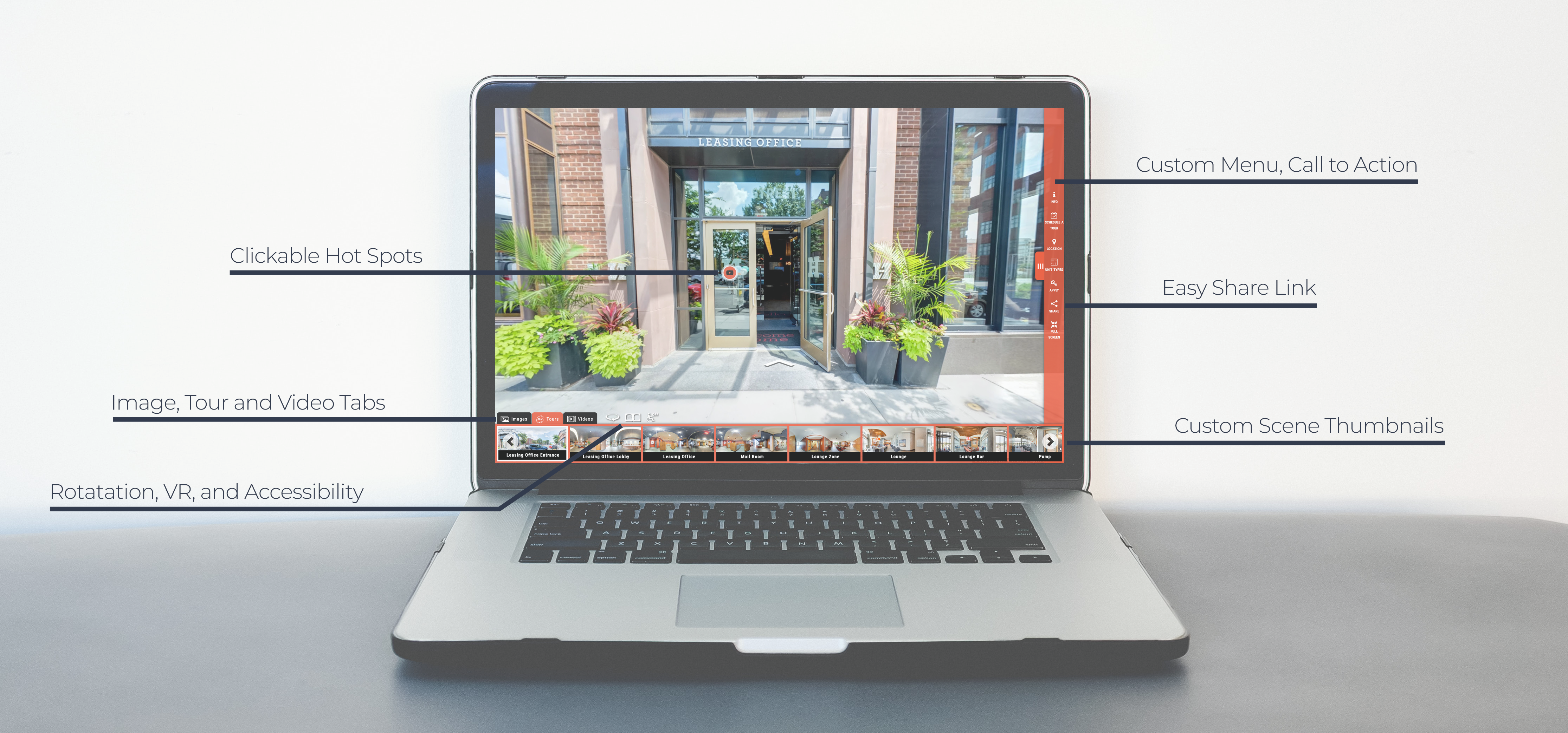 Virtual Tour Features