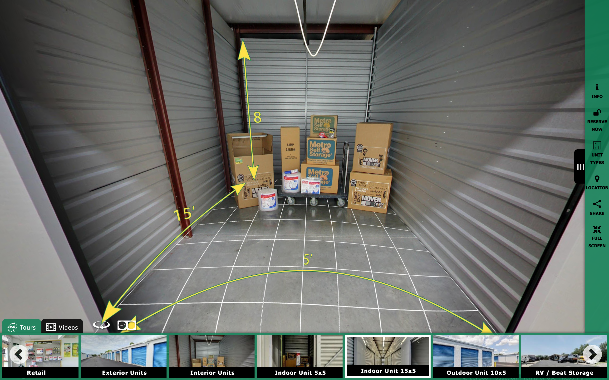 Self Storage Virtual Tour