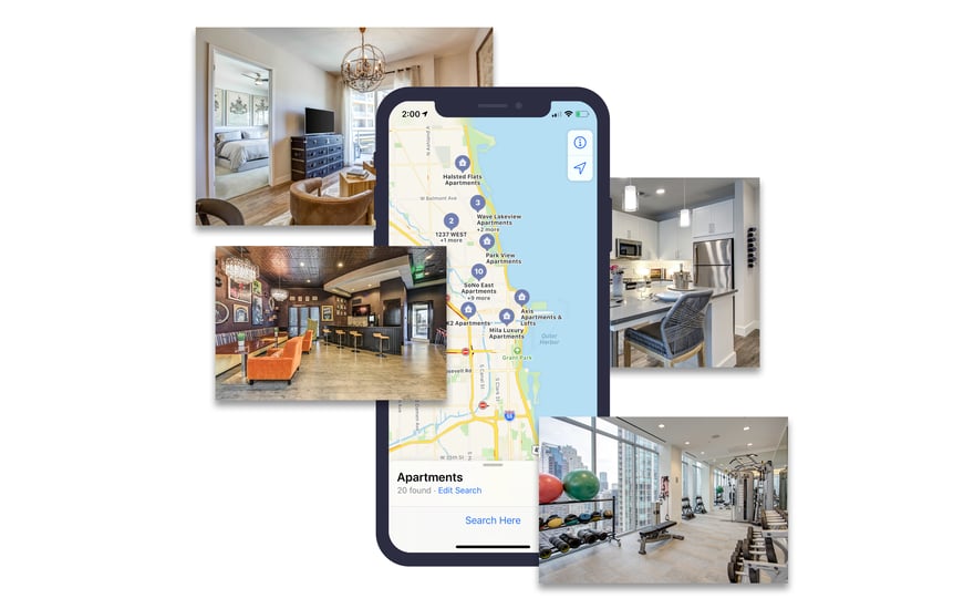 iPhone with Google Listings and Photos