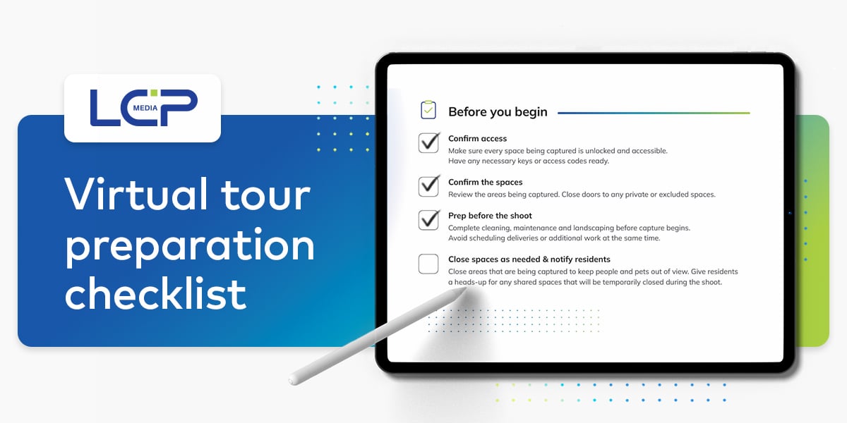 Free checklist: How to prepare for a virtual tour
